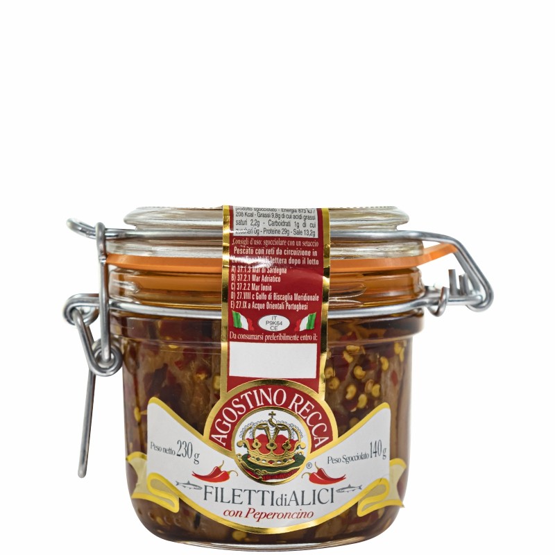 Alici con peperoncino 230gr